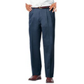 Men's Pleated Front Twill Pants